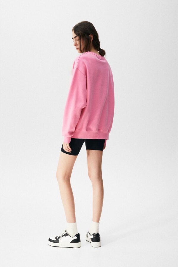 Basic Oversize Fleece Sweatshirt - Image 2